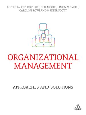 cover image of Organizational Management